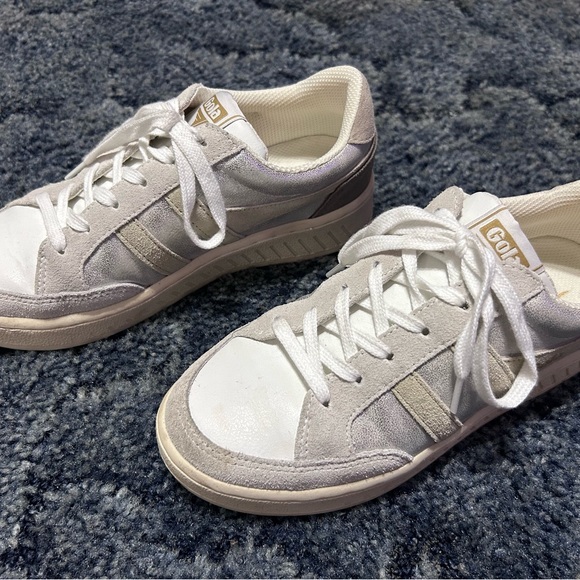 Gola White and Gray Women's Sneakers - Picture 1 of 6